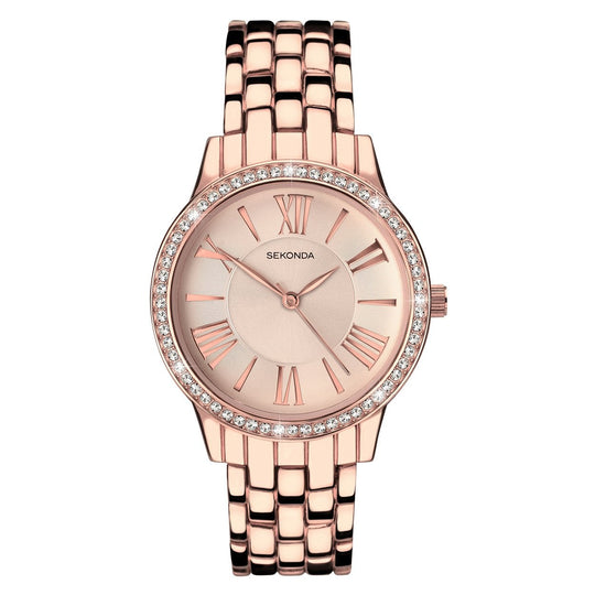 Sekonda 2400 Ladies Rose Gold Watch