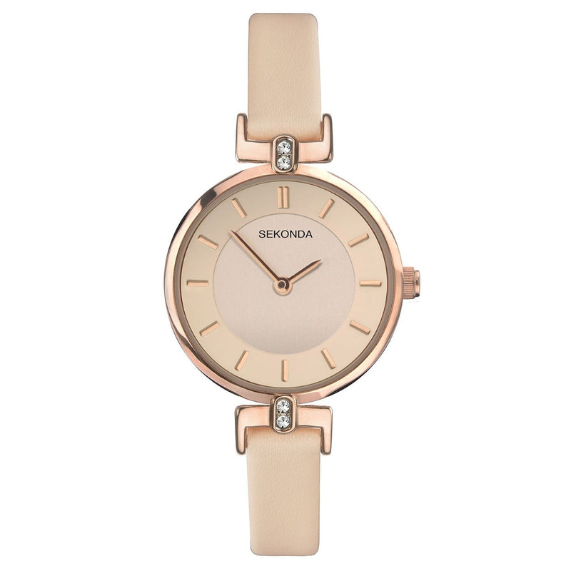 Analogue Watch - Sekonda 2627 Ladies Salmon Pink Watch