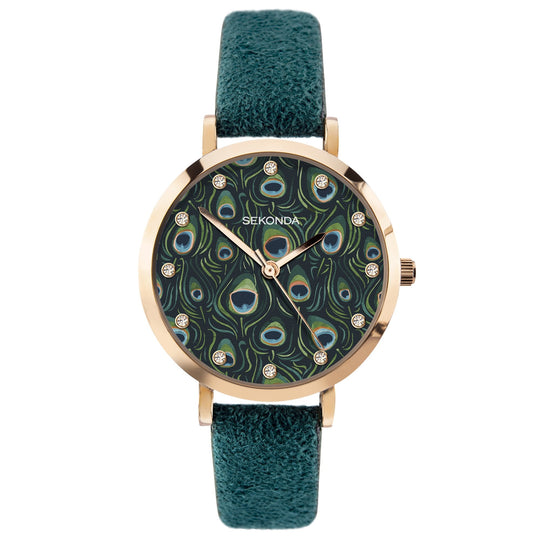 Sekonda 40021 Ladies Dark Green Watch