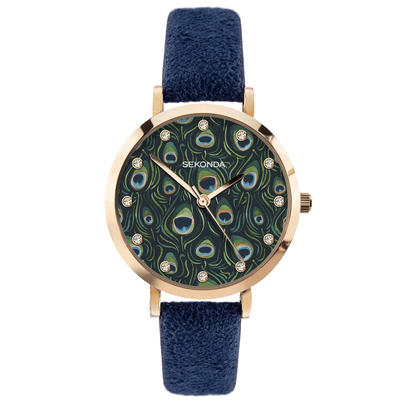 Analogue Watch - Sekonda 40022 Ladies Dark Blue Watch