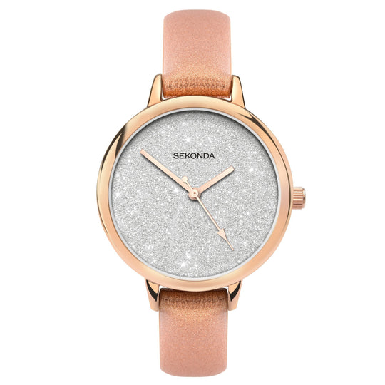 Sekonda 40025 Ladies Metallic Rose Gold Watch