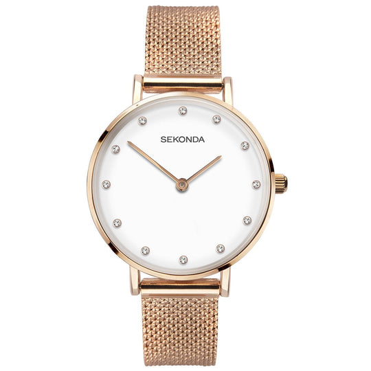 Sekonda 40027 Ladies Rose Gold Watch