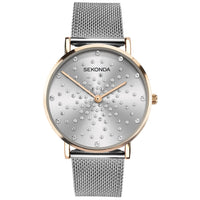 Analogue Watch - Sekonda 40028 Ladies Silver Watch