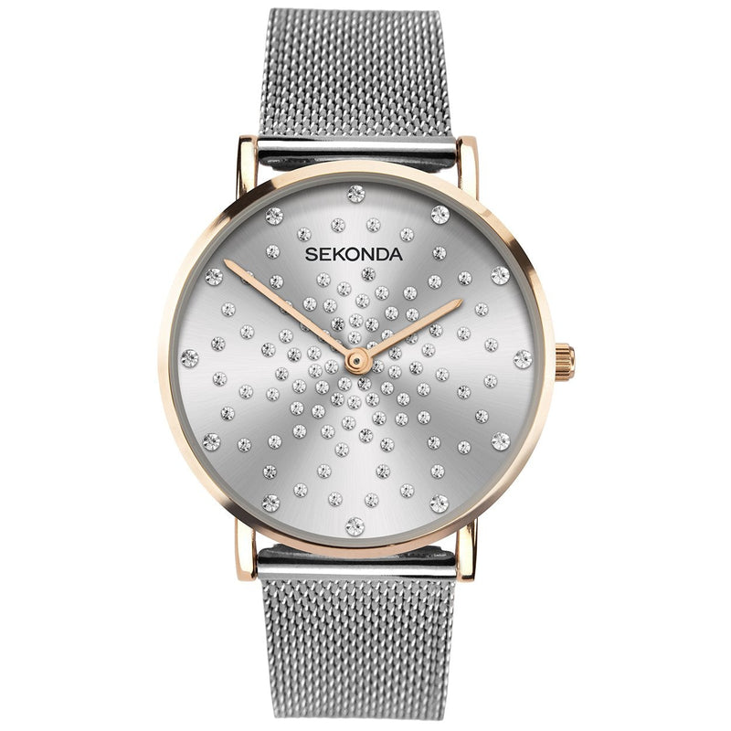 Analogue Watch - Sekonda 40028 Ladies Silver Watch