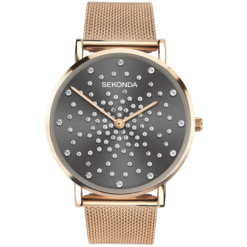 Analogue Watch - Sekonda 40029 Ladies Rose Gold Watch