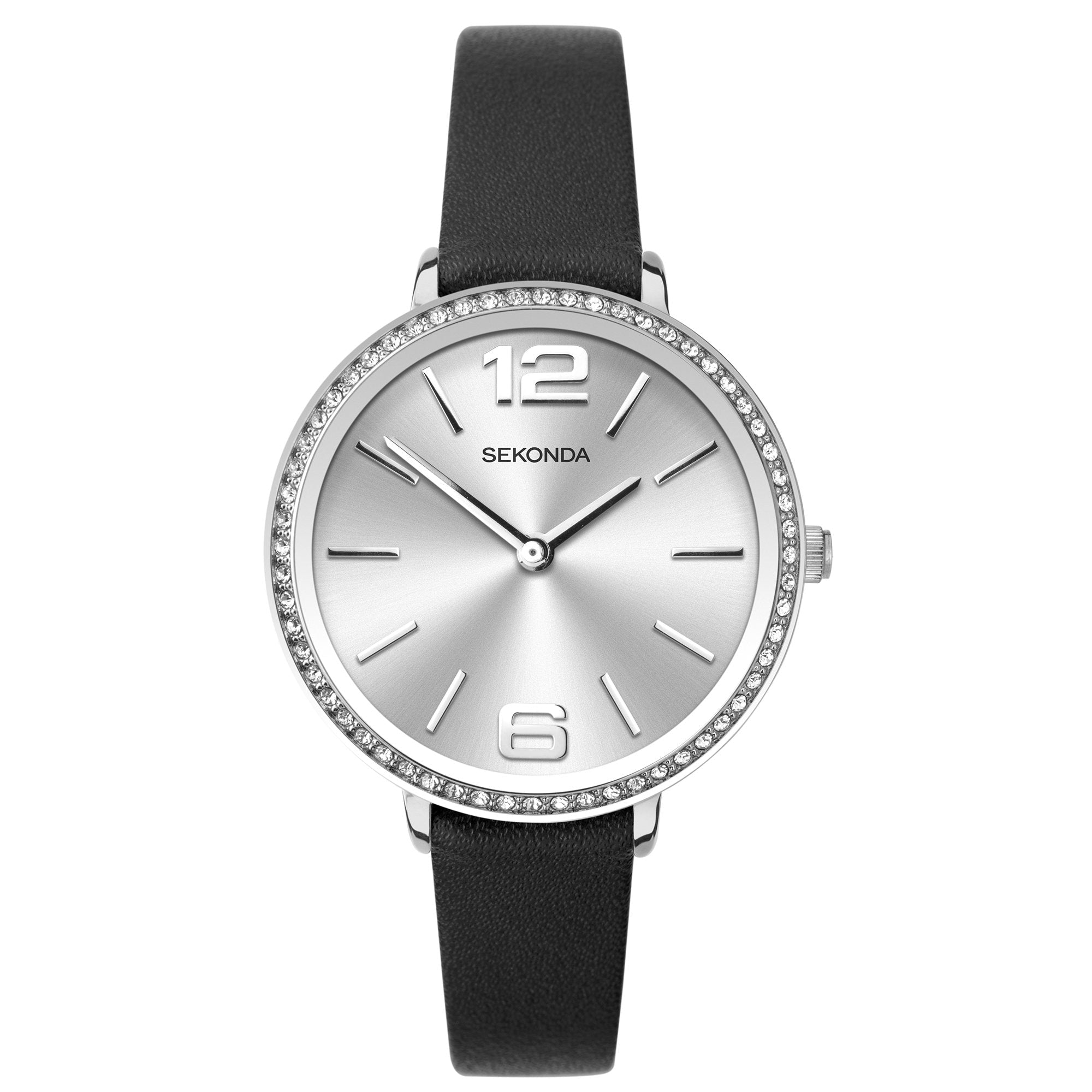 Orologio da donna con cassa tonda in platino Orologio da donna con cassa tonda in platino