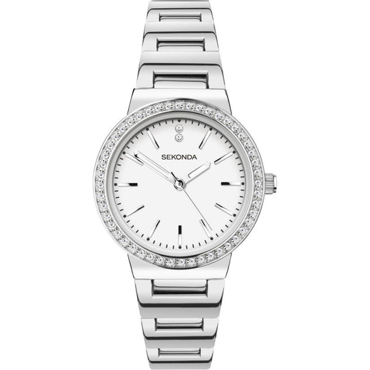 Sekonda 40077 Ladies White Watch