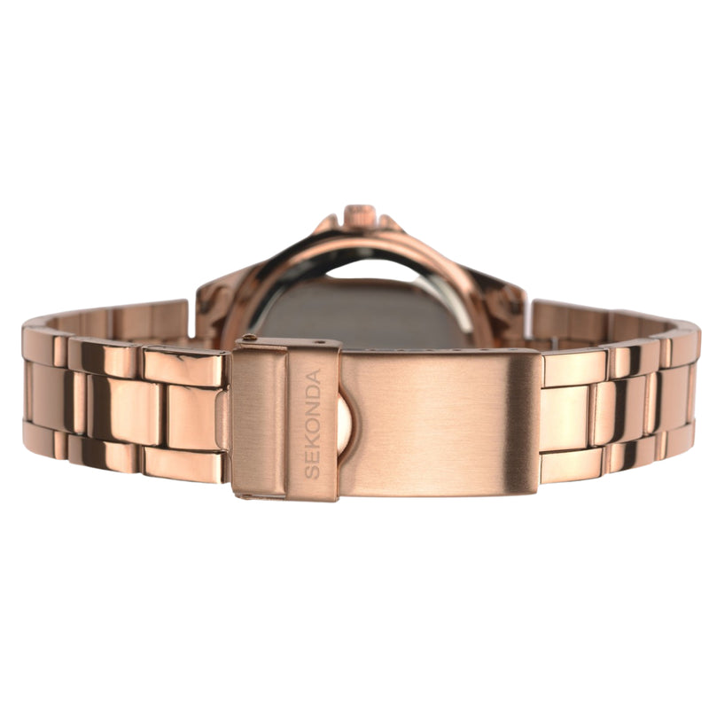 Analogue Watch - Sekonda 40290 Charlotte Ladies Rose Gold Watch