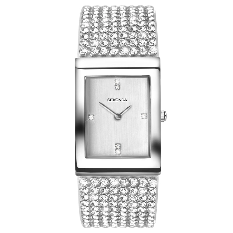 Analogue Watch - Sekonda 40414 Ladies Silver Watch