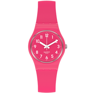 Analogue Watch - Swatch Back To Pink Berry Core Collection Women's Pink Watch LR123C