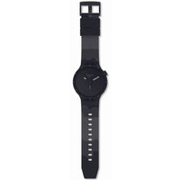 Analogue Watch - Swatch Big Bold Bioceramic Basalt Unisex Black Watch SB03B110