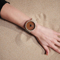 Analogue Watch - Swatch Big Bold Bioceramic Desert Ladies Watch SB03C101