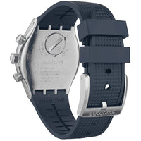Analogue Watch - Swatch Blue Grid Men's Watch YVS454