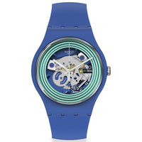 Analogue Watch - Swatch Blue Ringspay! Men's Blue Watch SO29N103-5300