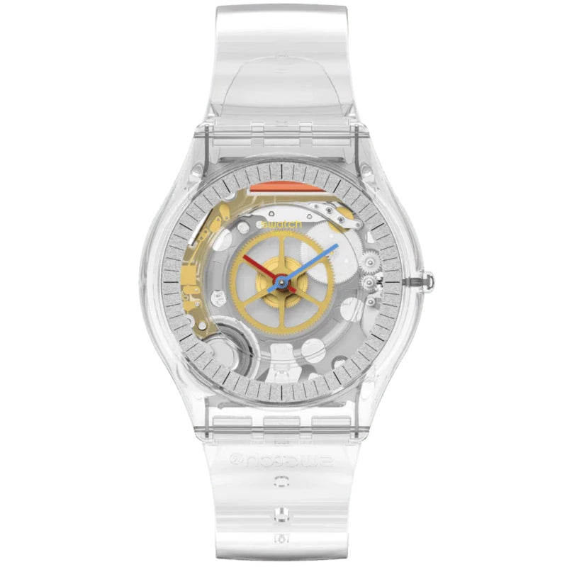 Analogue Watch - Swatch Clearly Skin Ladies Watch SS08K109-S06