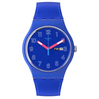 Analogue Watch - Swatch Cobalt Disco Men's Watch SO29N705