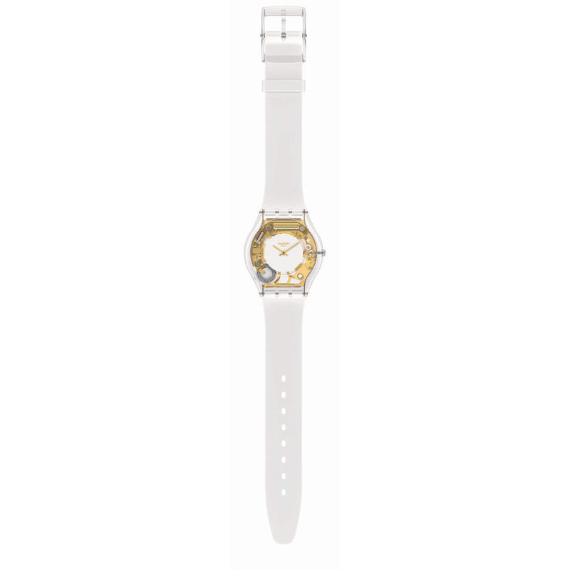Analogue Watch - Swatch Coeur Dorado Ladies White Watch SS08K106-S14