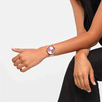 Analogue Watch - Swatch Desert Mirage Skin And Irony New Season Women's Beige Watch SYXG122