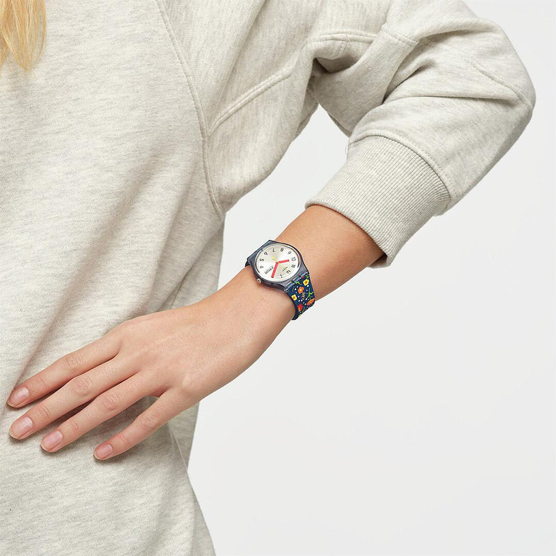 Swatch hotsell watch flower