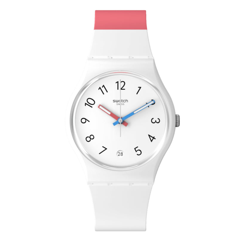 Analogue Watch - Swatch Gent In The Block New Season Women's White Watch SO28W400