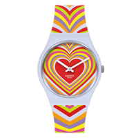 Analogue Watch - Swatch Groovy Love Bioceramic New Season Women's Colored Watch SO31S100