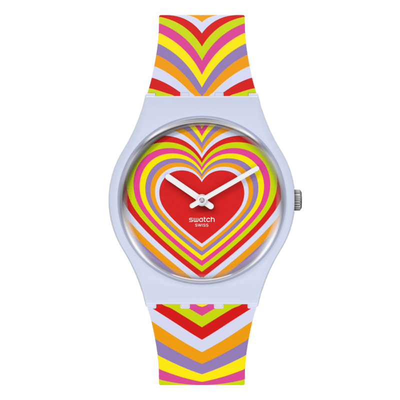 Analogue Watch - Swatch Groovy Love Bioceramic New Season Women's Colored Watch SO31S100