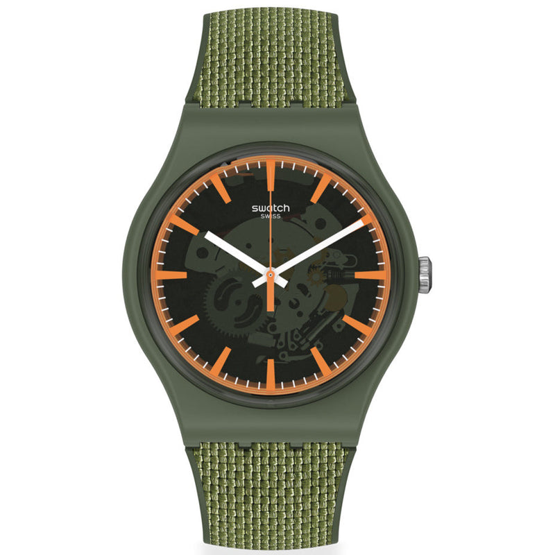 Analogue Watch - Swatch Ongpay! Men's Green Watch SVIG100-5300