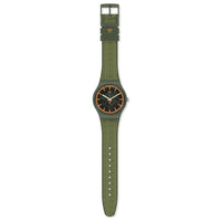 Analogue Watch - Swatch Ongpay! Men's Green Watch SVIG100-5300