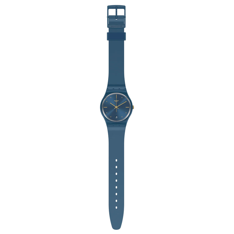 Analogue Watch - Swatch Pearlyblue Unisex Watch GN417