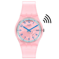 Analogue Watch - Swatch Pink Pay! Ladies Watch SVHP100-5300