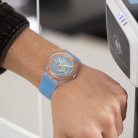 Analogue Watch - Swatch Sea Pay Unisex Blue Watch SVIK102-5300