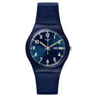 Analogue Watch - Swatch Sir Blue Core Collection Unisex Blue Watch GN718-S26
