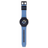 Analogue Watch - Swatch Travel By Day Unisex Vilolet Watch SB03B108