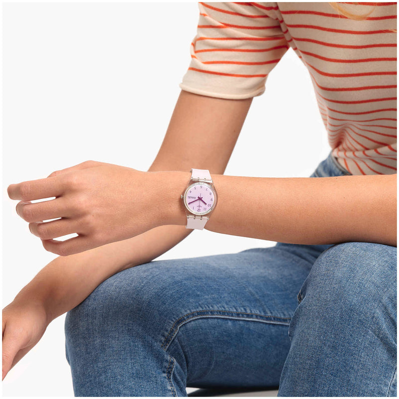 Analogue Watch - Swatch Ultrarose Ladies Watch GE714