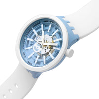 Analogue Watch - Swatch Whice Men's Watch SB03N103