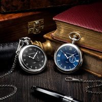 Analogue Watch - Thomas Earnshaw Blue Grand Legacy Pocket Watch ES-8112-01