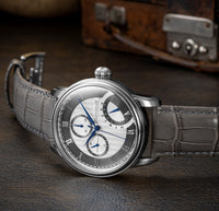Analogue Watch - Thomas Earnshaw Grey Longitude Retrograde Watch ES-8104-03
