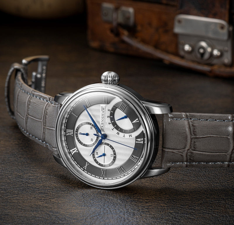 Analogue Watch - Thomas Earnshaw Grey Longitude Retrograde Watch ES-8104-03
