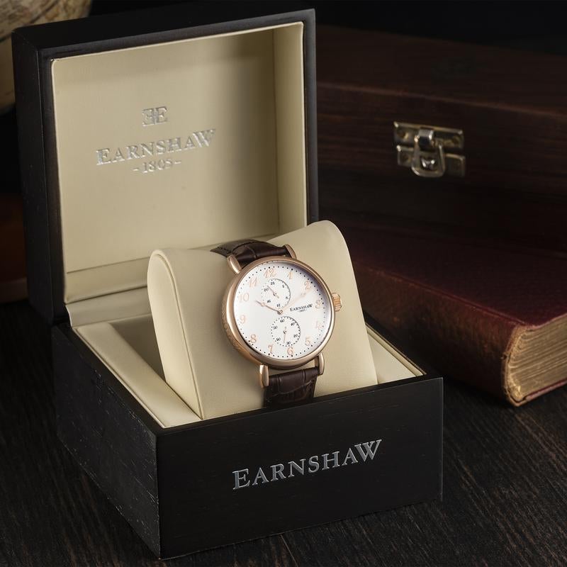 Analogue Watch - Thomas Earnshaw Men's Rose Gold Grand Legacy Watch ES-8091-03