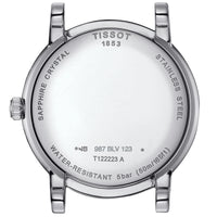 Analogue Watch - Tissot Carson Premium Lady Moonphase Light Blue Watch T122.223.16.353.00