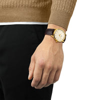Analogue Watch - Tissot Classic Dream Men's Ivory Watch T129.410.36.261.00