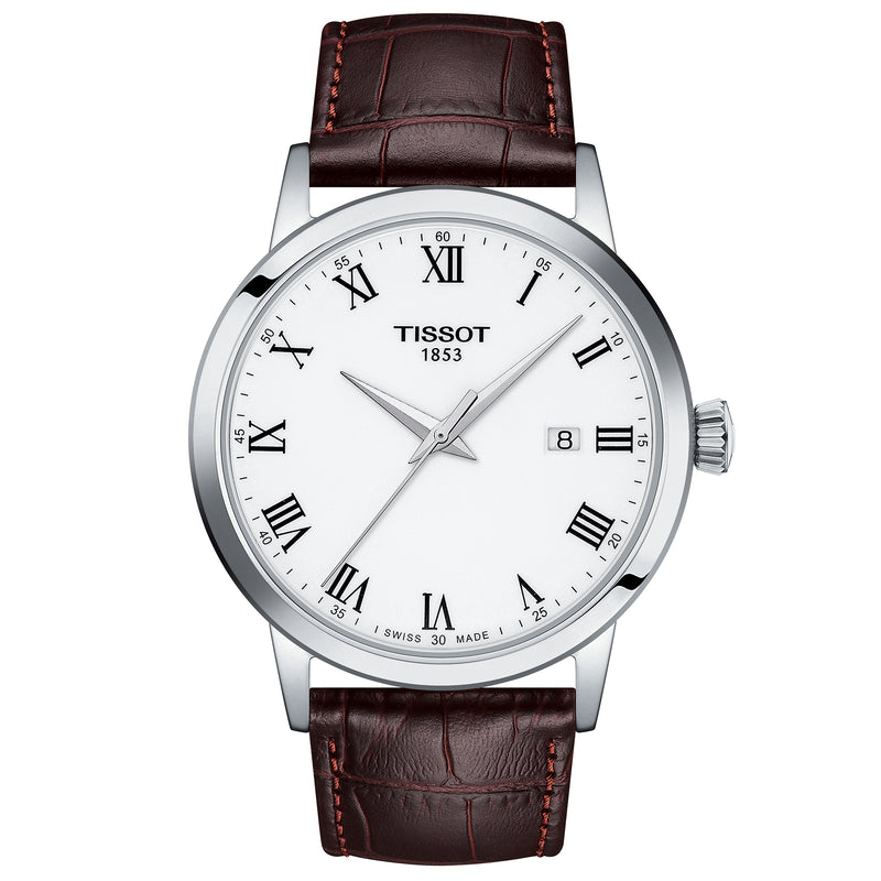 Analogue Watch - Tissot Classic Dream Men's White Watch T129.410.16.013.00