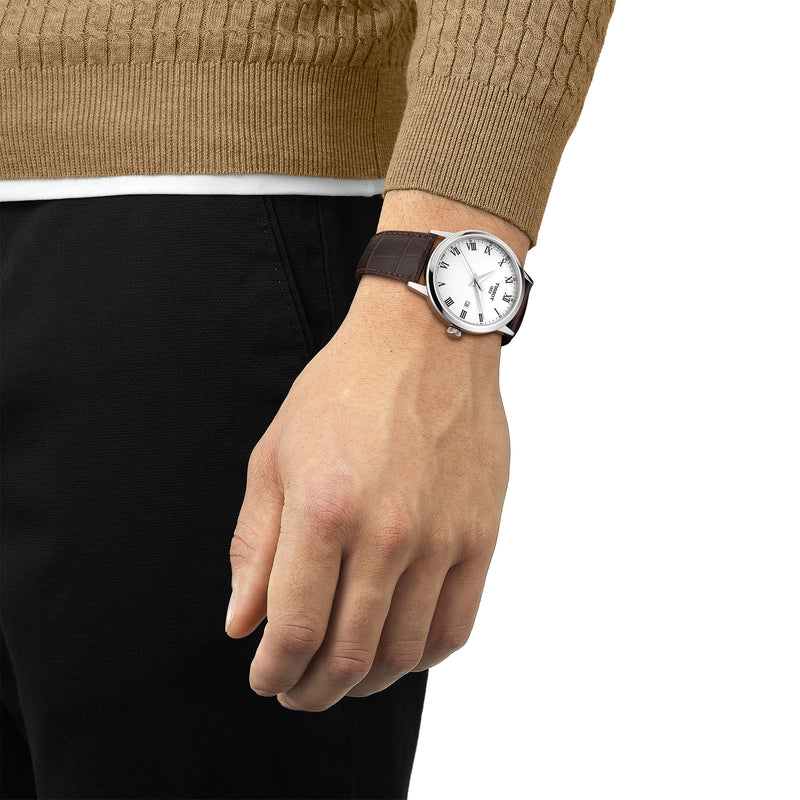 Analogue Watch - Tissot Classic Dream Men's White Watch T129.410.16.013.00