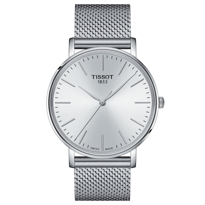 Analogue Watch - Tissot Everytime Gent Men's Silver Watch T143.410.11.011.00