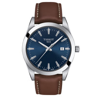 Analogue Watch - Tissot Gentleman Men's Blue Watch T127.410.16.041.00