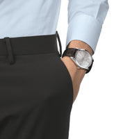 Analogue Watch - Tissot Gentleman Men's Brown Watch T127.410.16.031.01