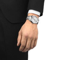 Analogue Watch - Tissot Gentleman Men's Silver Watch T127.410.11.031.00
