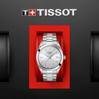 Analogue Watch - Tissot Gentleman Men's Silver Watch T127.410.11.031.00