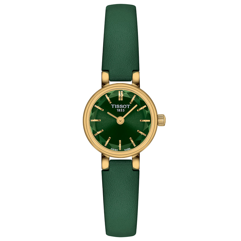 Analogue Watch - Tissot Lovely Round Ladies Green Watch T140.009.36.091.00