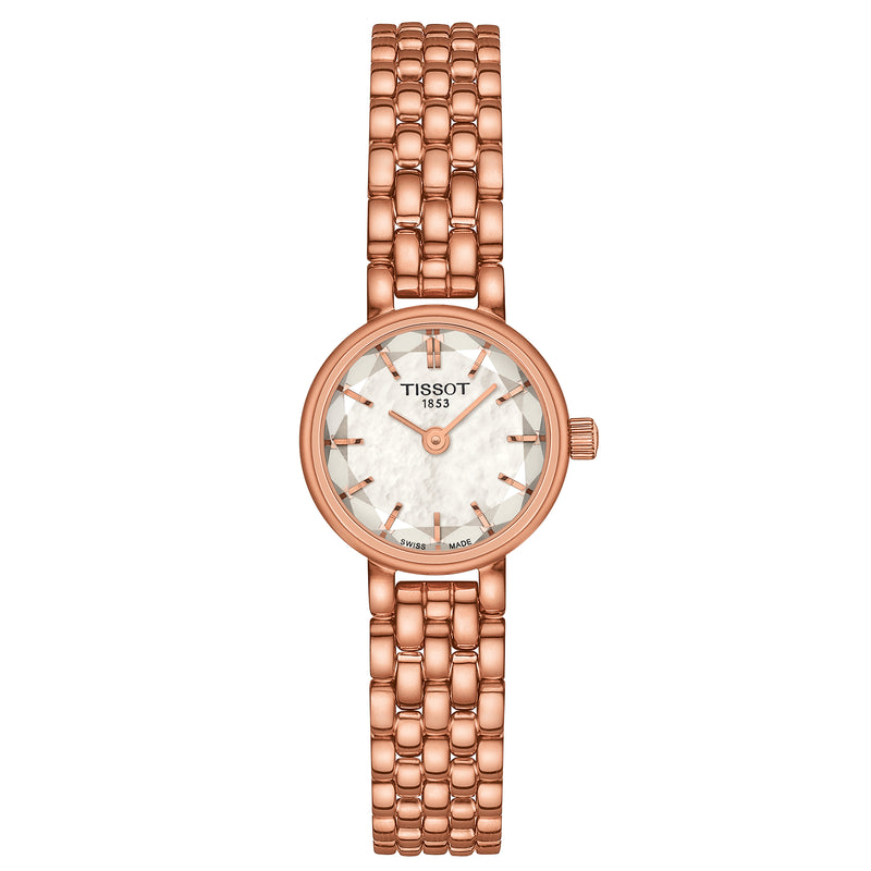 Analogue Watch - Tissot Lovely Round Ladies Rose Gold Watch T140.009.33.111.00